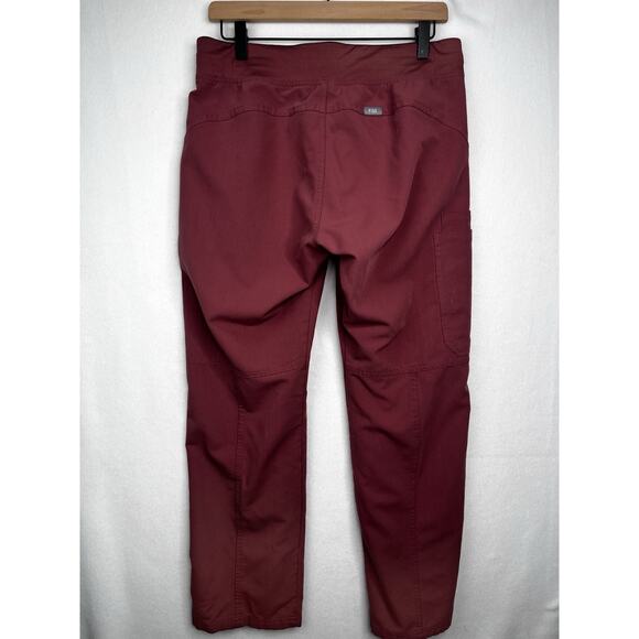 FIGS Kade Cargo Pants Figs Mauve Drawstring Women Sz M Petite Medical Cargo - Picture 10 of 13